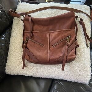Lucky Vintage Brown Leather Women's Bag